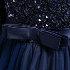 Kids Princess Evening Dresses Ins Girls Long Tutu Sequin Dress