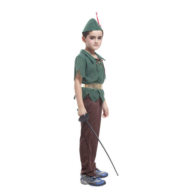 Classics -Peter Pan Child kids cosplay Costume  Halloween Dress