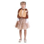 Christmas Costume Elk Cloak Dress Girl Cosplay