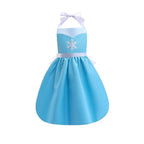 Girls Belle Cinderella Snow White Princess Costume hanging neck apron