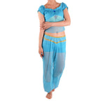 Arabian Princess Jasmine Costume Set Aladdin Cosplay Halloween - Azufun