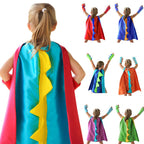 Kids Dinosaur Dragon Cape and Gauntlets Halloween Costume Dress Up