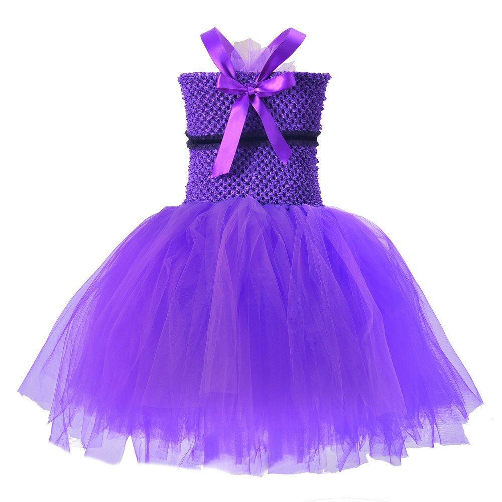 Girl Roland Purple Gauze Dress Despicable Daddy's Funny