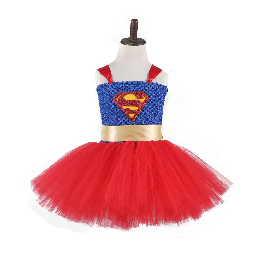 Girls The Avengers Tutu Dress Superhero Costumes Dress