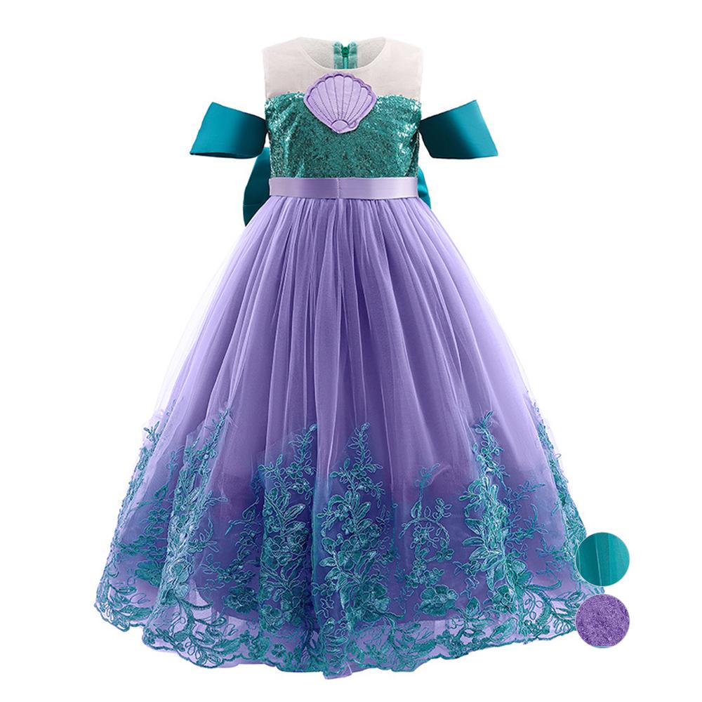 Girls Mermaid Princess Dresses Lace Tutu Costume for Kids