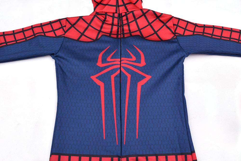 Kids Spiderman Costume Children Superhero Cosplay Party Full Bodysuit