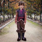 Kids Kristoff Costume Boys Fancy Dress Up Halloween Themed Party Cosplay Jumpsuit