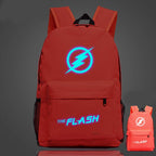 The Flash Anime Backpack  Night Luminous Cosplay Shoulder School Bag