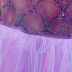 Girls Mermaid Dresses Short Sleeve Party Tutu Dresses