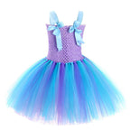 Mermaid Princess Cosplay Costume Role Play Starfish Flower Dress Halloween Birthday Party for Kids Girls