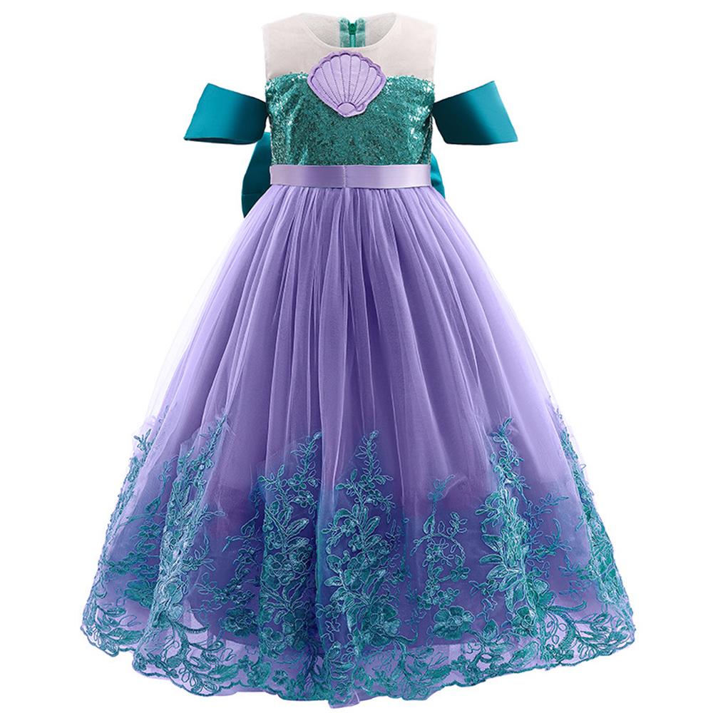 Girls Mermaid Princess Dresses Lace Tutu Costume for Kids