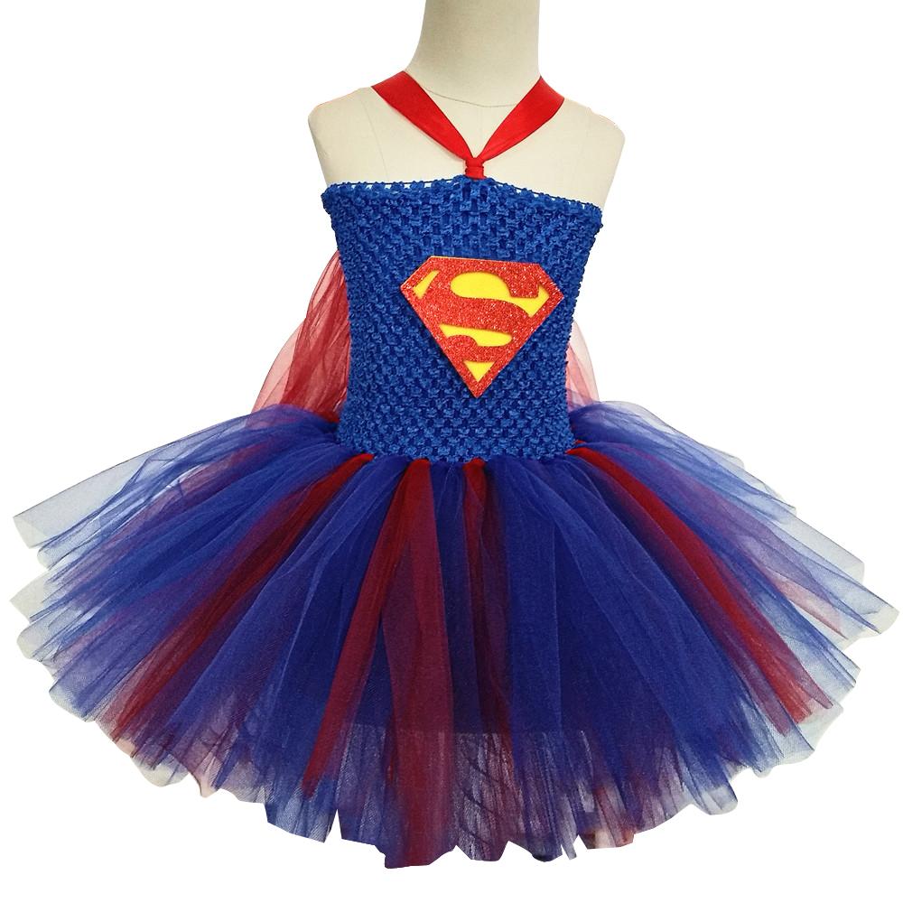 Girls The Avengers Tutu Dress Superhero Costumes Dress