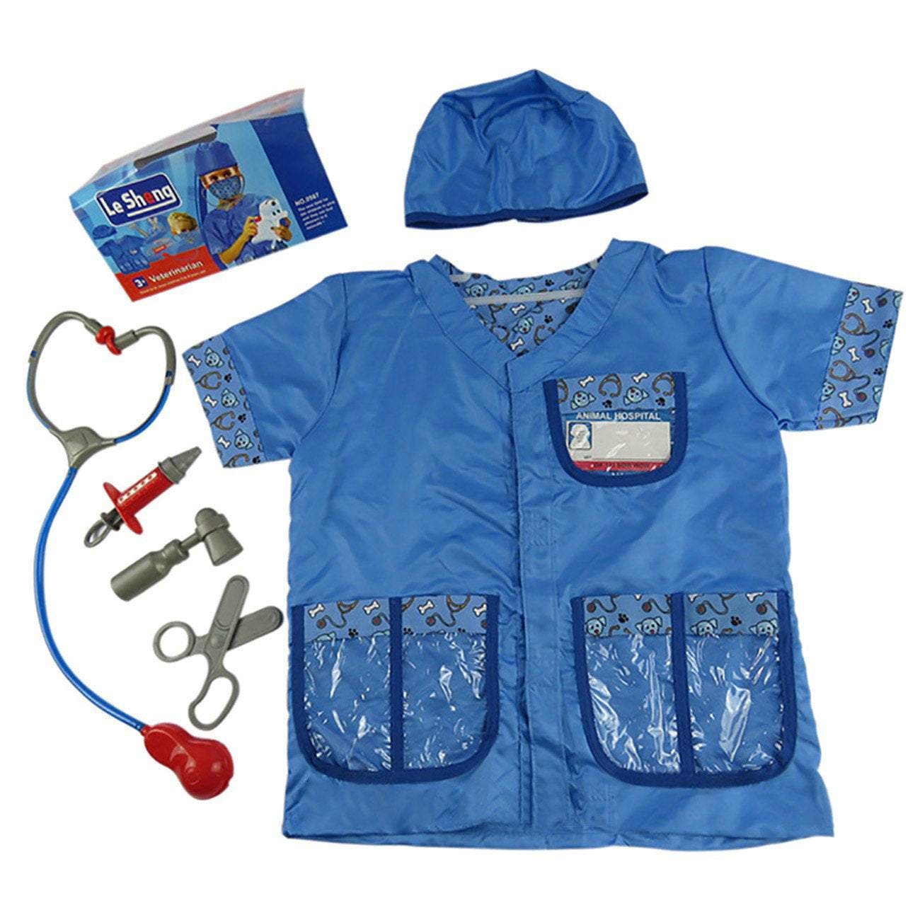 Veterinary Cosplay Costume Kids  Halloween Performance Outfits