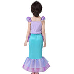 The Little Mermaid Ariel Princess Kids Girl Dress Cosplay Costume