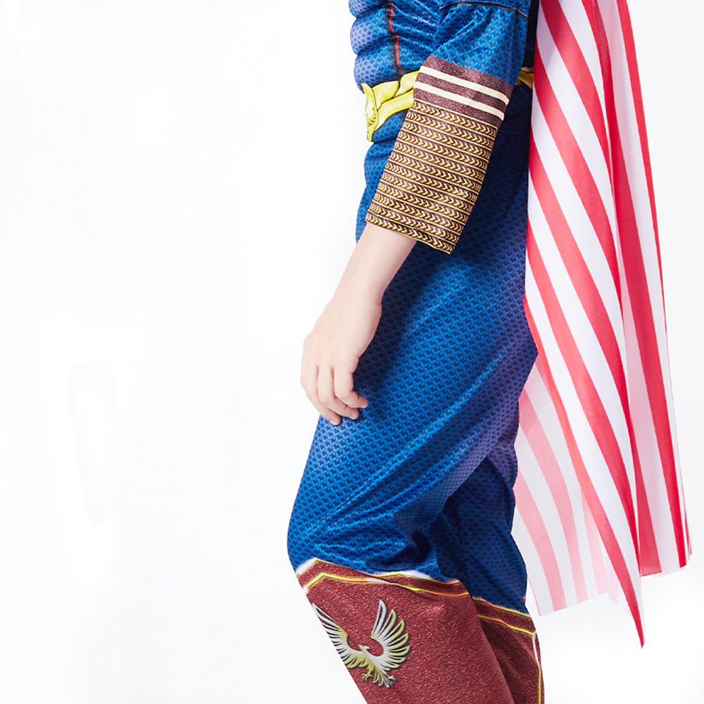 Kids The boys homelander costume cosplay set jumpsuit - Azufun