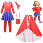Turning Red Mei Costume Cosplay Jumpsuit Halloween Party Performance Dress Outfit for Girls