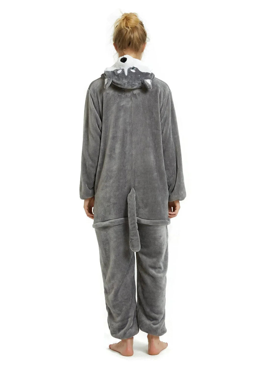 Long-haired Husky Dog Kigurumi Onesies Pajamas Costume