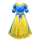 Snow White Costume Cosplay Princess Dress Halloween Carnival Outfit Dresses For Toddler Girls