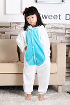 Kids Rabbit Bunny Onesies Pajamas Flannel Kigurumi Costume
