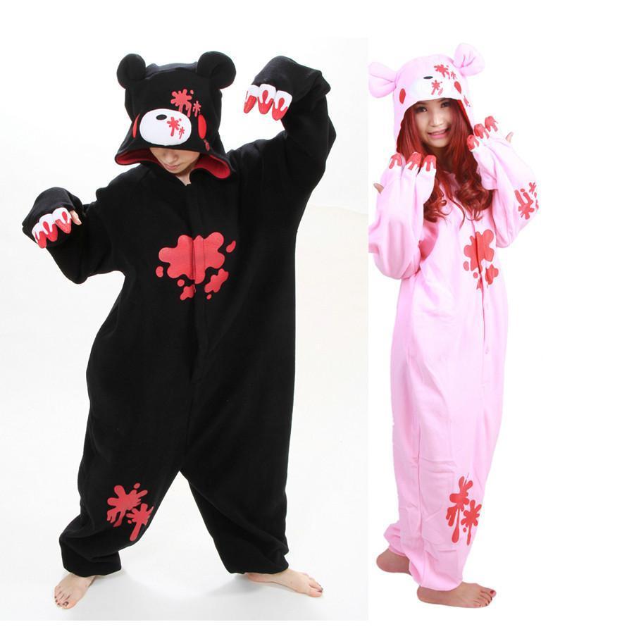 Alice in Wonderland Bear Kigurumi Onesies Pajamas Costume