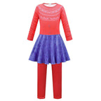 Turning Red Mei Costume Cosplay Jumpsuit Halloween Party Performance Dress Outfit for Girls