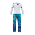 Encanto Dolores Girls Cosplay Costume Children Dress Suit Halloween Carnival Outfits for Kids