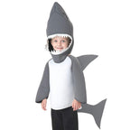 Halloween Party Performance Shark Hooded Kids Animal Cosplay Costume
