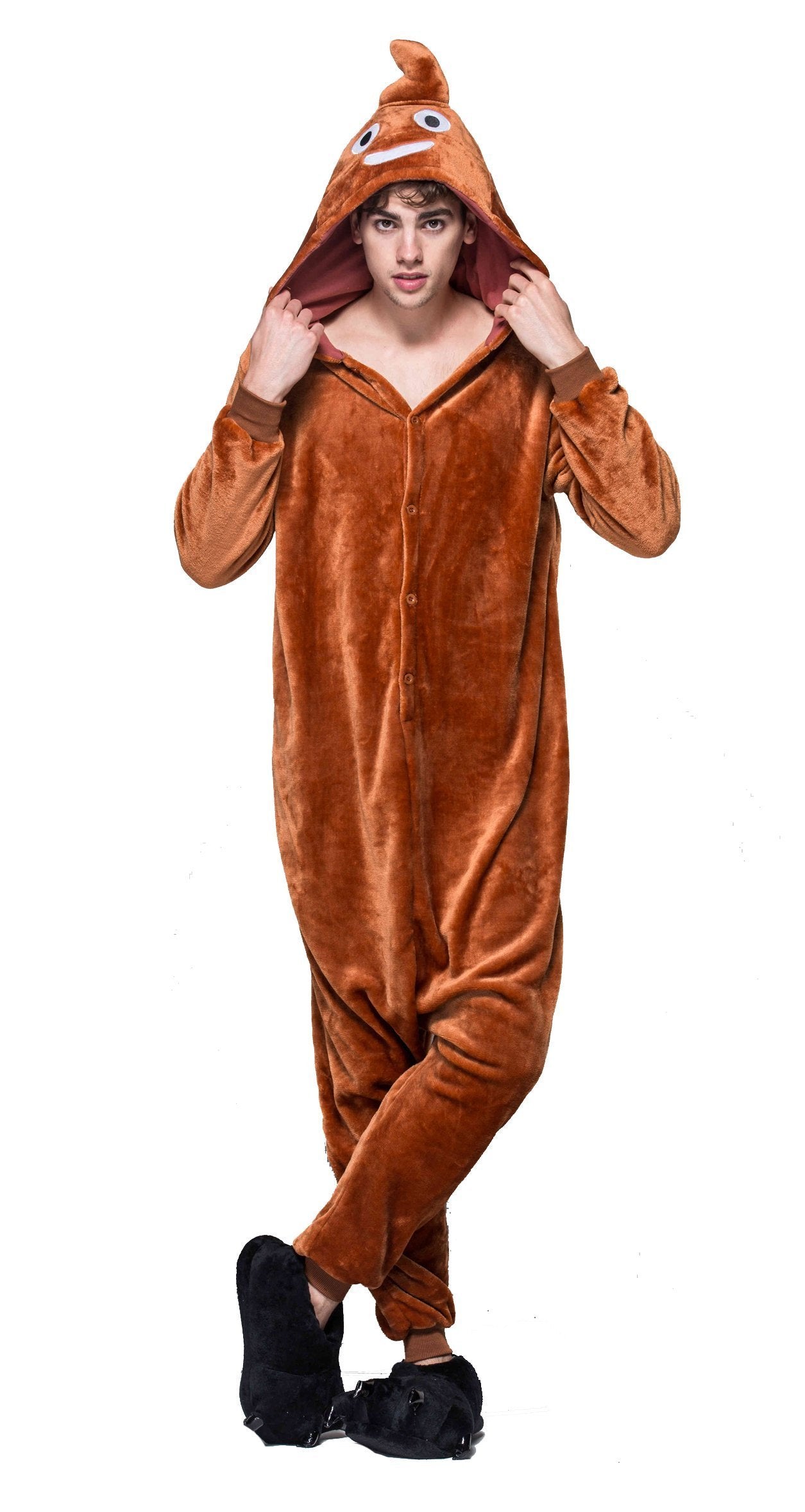 Feces Stool Kigurumi Onesie Pajamas Cosplay Costume