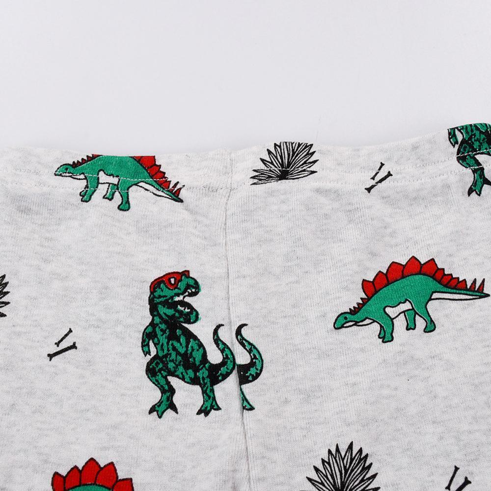 Boys and girls long-sleeved trousers warm home wear pajamas