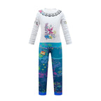 Encanto Dolores Girls Cosplay Costume Children Dress Suit Halloween Carnival Outfits for Kids