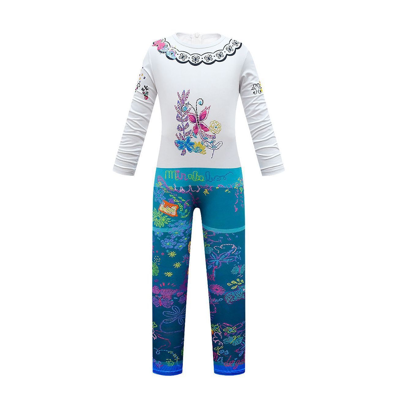 Encanto Dolores Girls Cosplay Costume Children Dress Suit Halloween Carnival Outfits for Kids