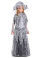 Child Halloween Ghost Princess Bridal Flower Girl Witch Costume