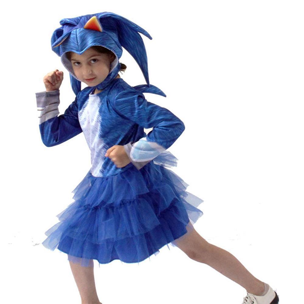 Children's Day Sonic cosplay costume for kids