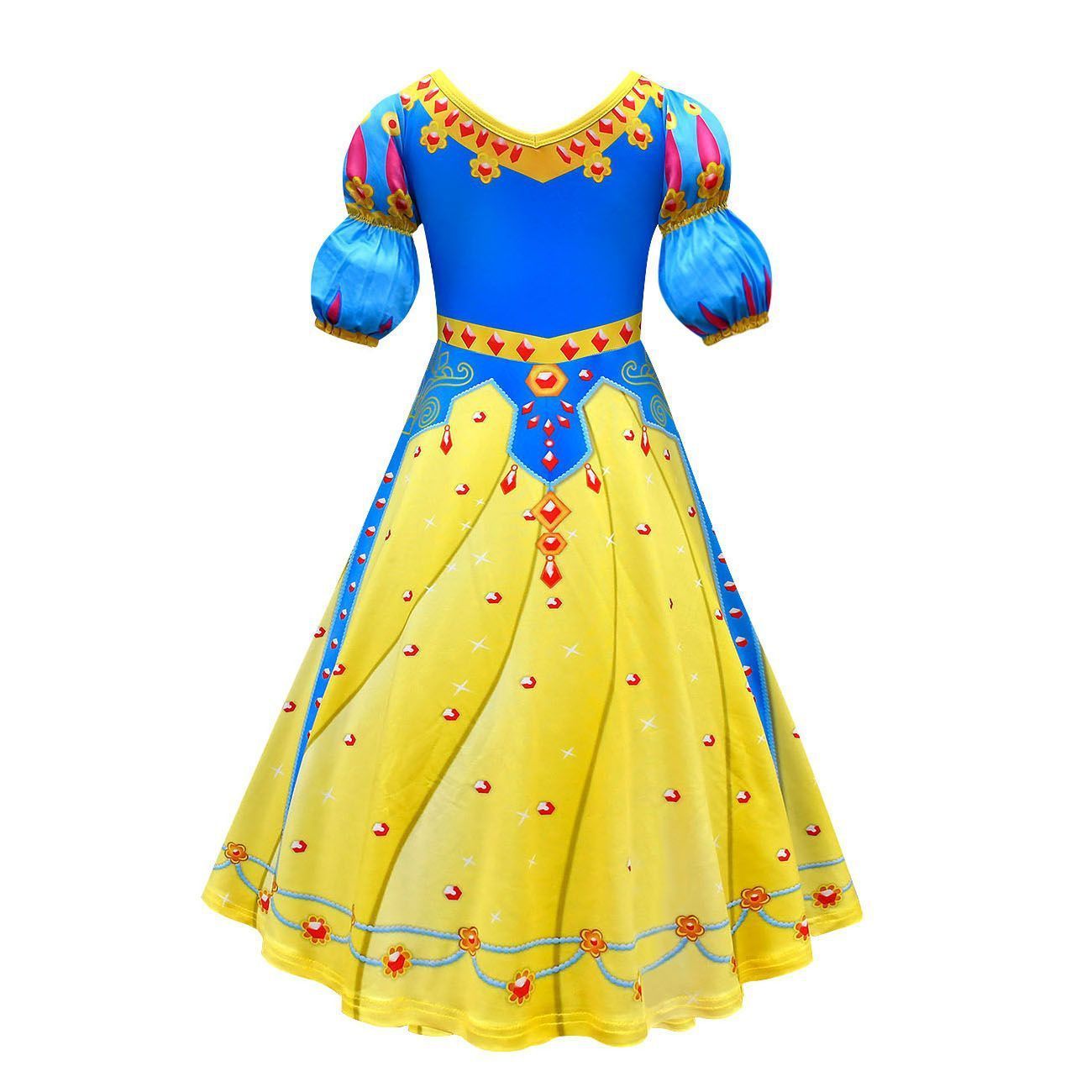 Snow White Costume Cosplay Princess Dress Halloween Carnival Outfit Dresses For Toddler Girls