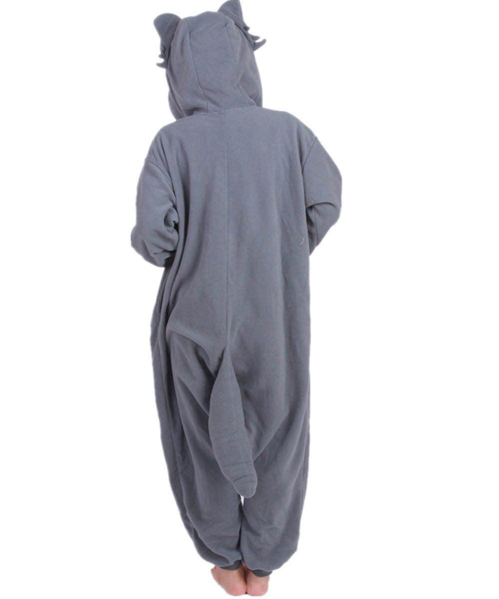 Grey Wolf Kigurumi Animal Onesie Costume Hoodie Pajamas