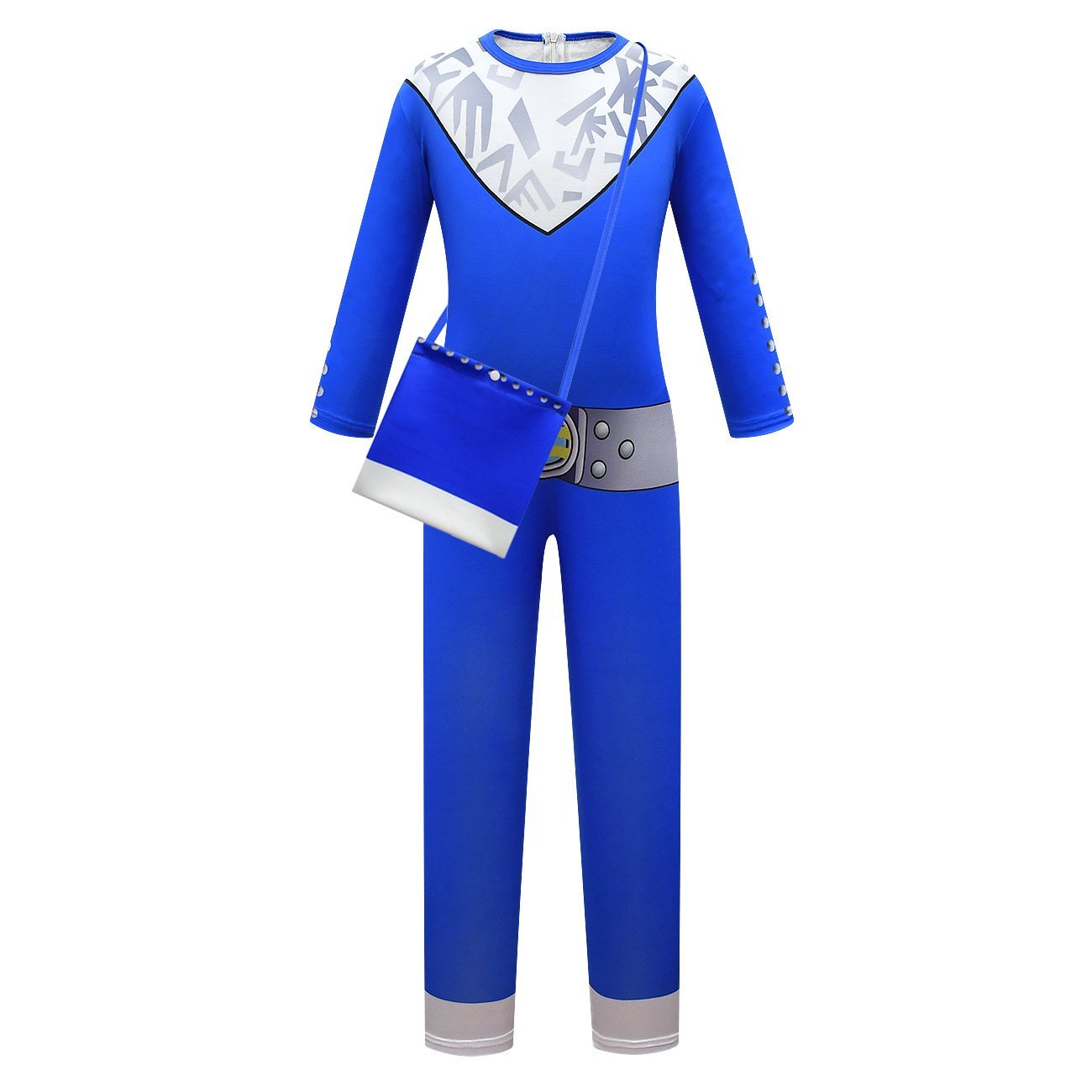 Zombies 3 Blue Cosplay Zentai Suit Costume Jumpsuit Bodysuit Outfits for kids - Azufun