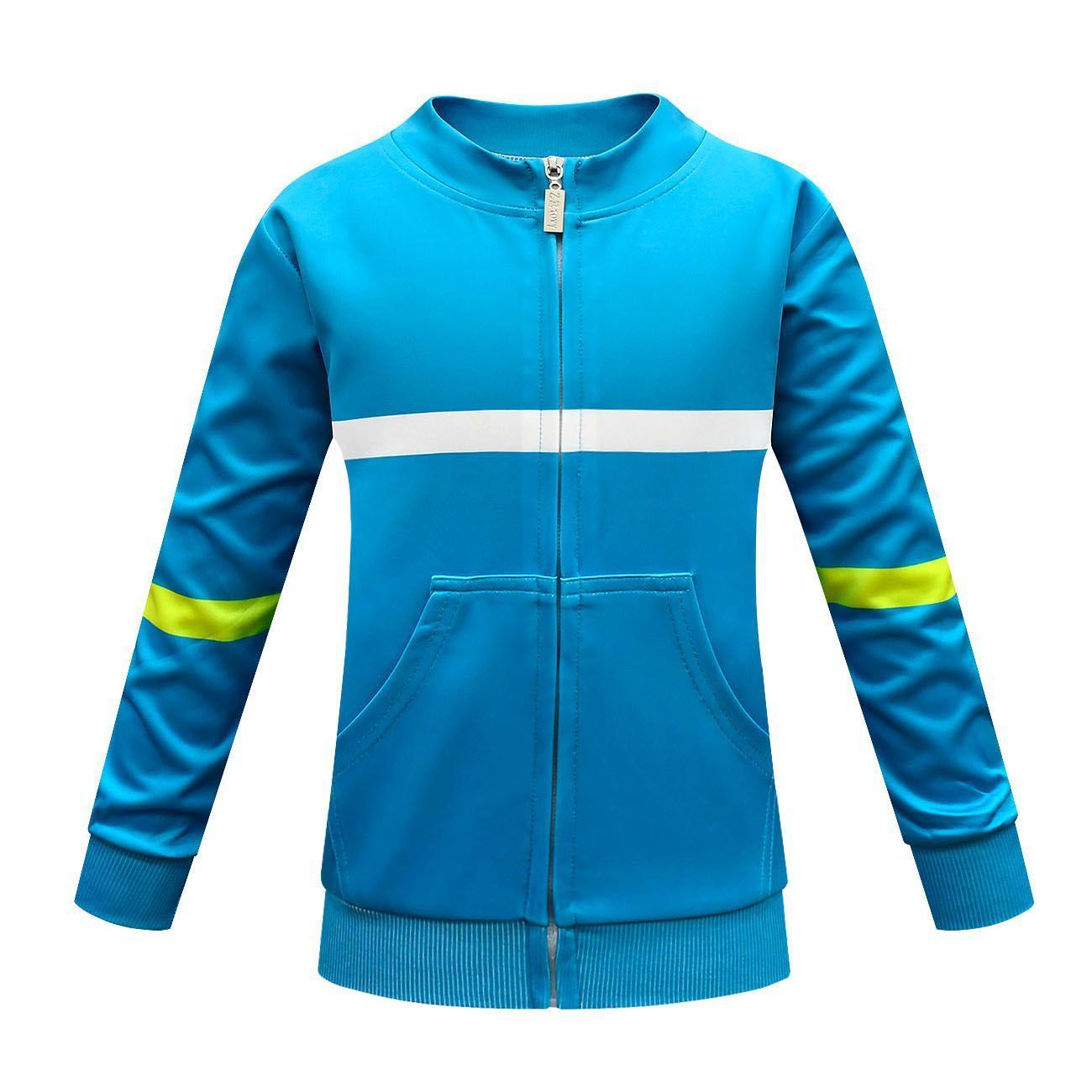 Kids Stranger Things 2 Versatile Cardigan Coat Zip-Up Cosplay Costumes - Azufun