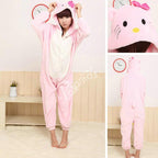 Kitty Cat Kigurumi Onesies Hoodie Pajamas Animal Costume - Azufun