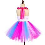 Kids Mermaid Tutu Princess Mermaid Costume Sequins Dress with Headband - Azufun