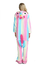 Lilac Rainbow Unicorn Kigurumi Onesies Pajamas Sleepwear - Azufun