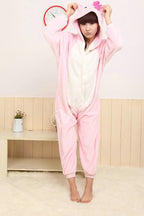 Kitty Cat Kigurumi Onesies Hoodie Pajamas Animal Costume - Azufun