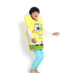 Sponge Bob Kids Children's Day Cosplay Costume One Size - Azufun