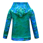 Luca cosplay fish monster costume boy sweater hoodie trousers suit - Azufun