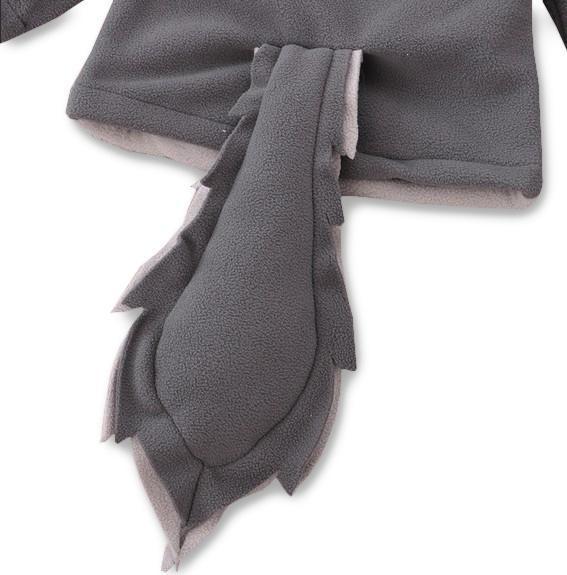 Kids Polar Fleece Animal Fox Cartoon Hooded Coat Jacket - Azufun