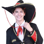 Mexican Mariachi Costume Sombrero Day of The Dead Halloween Cosplay Outfit For Kids Adults - Azufun