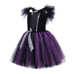 Maleficent Tutu Dress for Baby Girl Halloween Cartoon Costume - Azufun