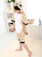 Leopard Print bear kids Animal Onesies Pajamas Costume - Azufun