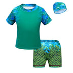 Three-piece Swimsuit Set Luca Cosplay Kids Swimsuit Set - Azufun