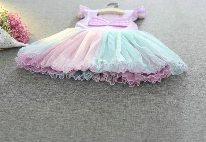 Mermaid Princess Ariel Sleeveless Party Princess Dress for Toddler - Azufun