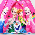 Girls Anna Elsa 2 Dress Girls Kids Party Birthday Dress Sleeveless Dress Frozen Princess Dress - Azufun